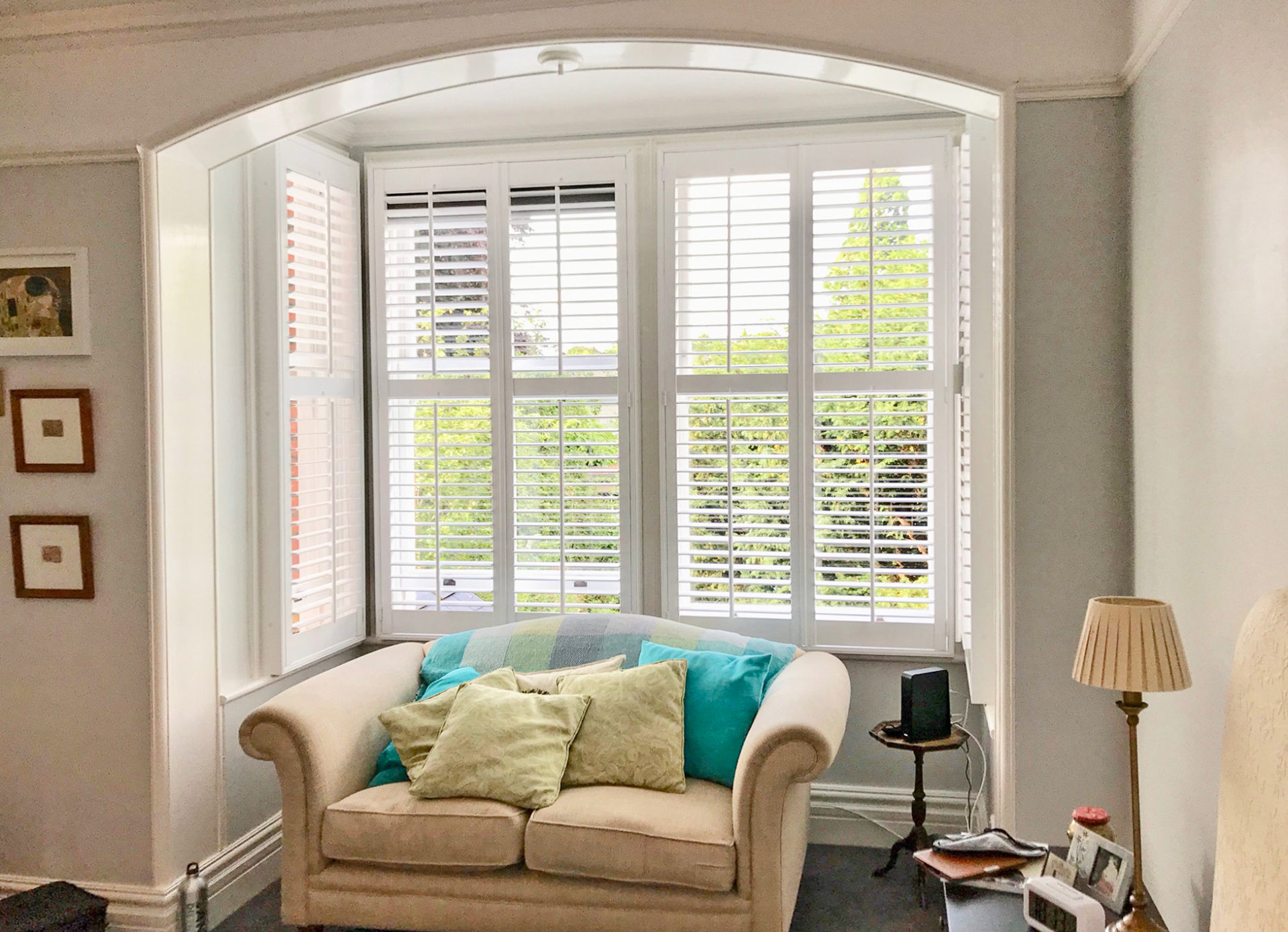Shuttercraft Suffolk Bay Window Individual Panels Plantation Shutters
