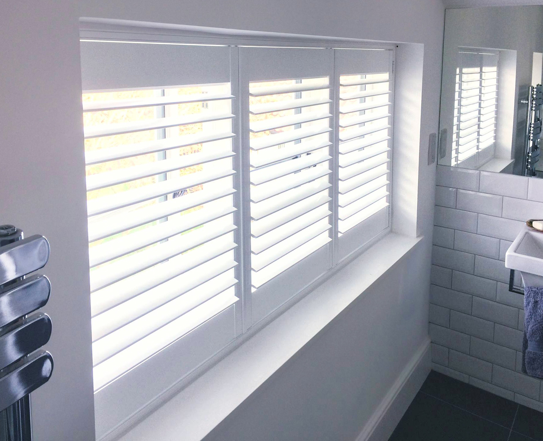 Shuttercraft Suffolk Waterproof Window Treatments for Bathrooms