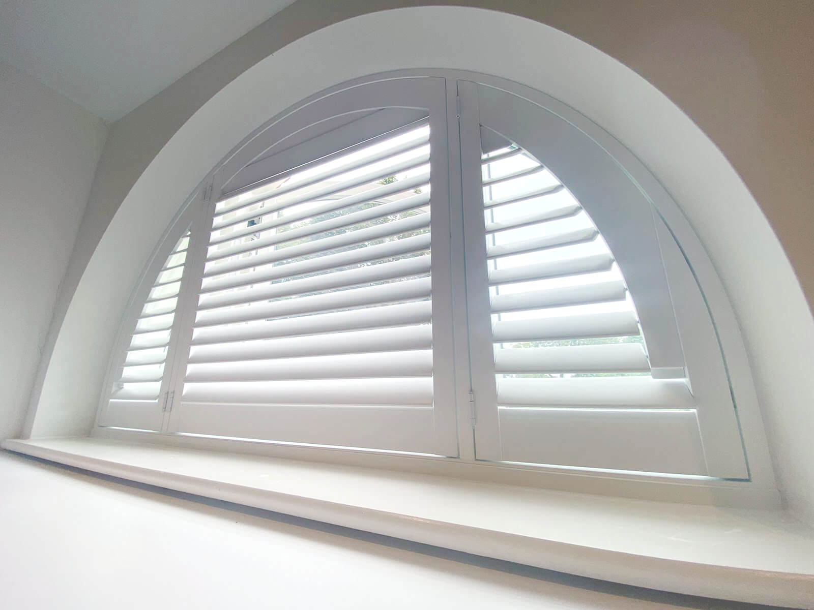 Arched shutters on sale