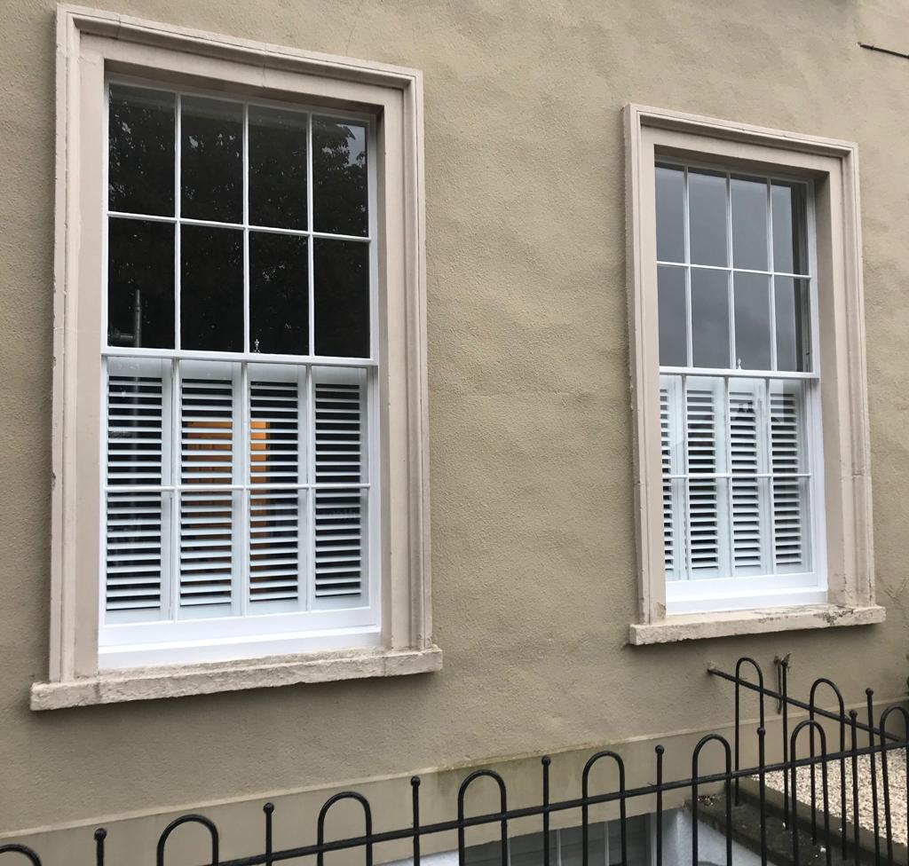 Cafe Style Shutters Traditional Property