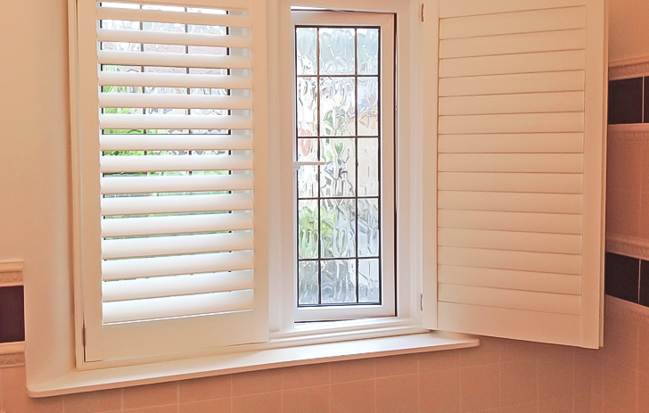 Bathroom Plantation Shutters