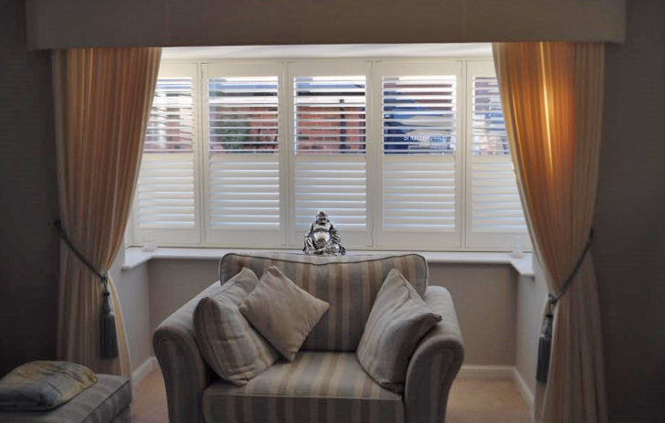 Bay Window Plantation Shutters