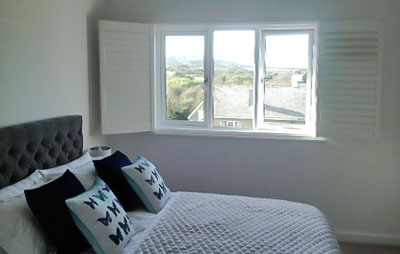 Bedroom Shutter Blinds in Devon Area
