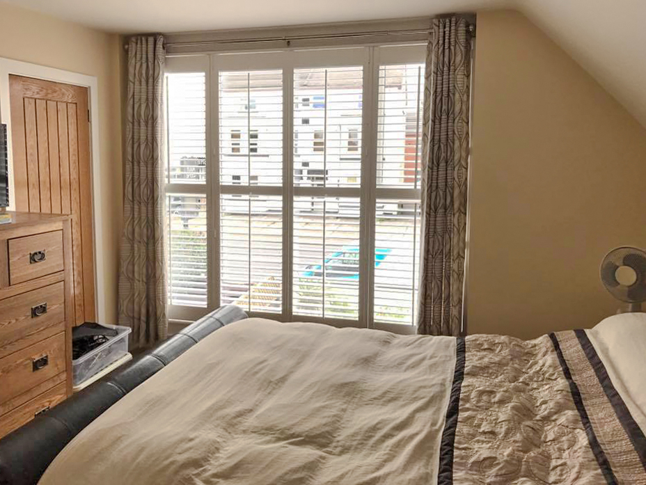 Bedroom Window Shutters Full Height Nottingham