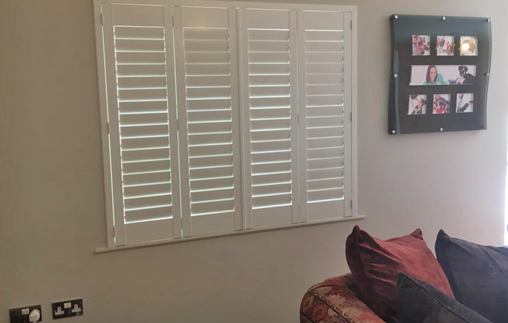 Living Room Plantation Shutters img1