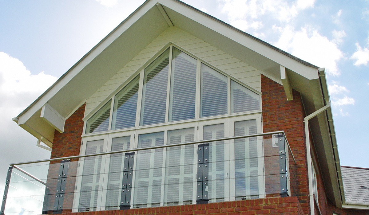 Outside View Gable End shutters