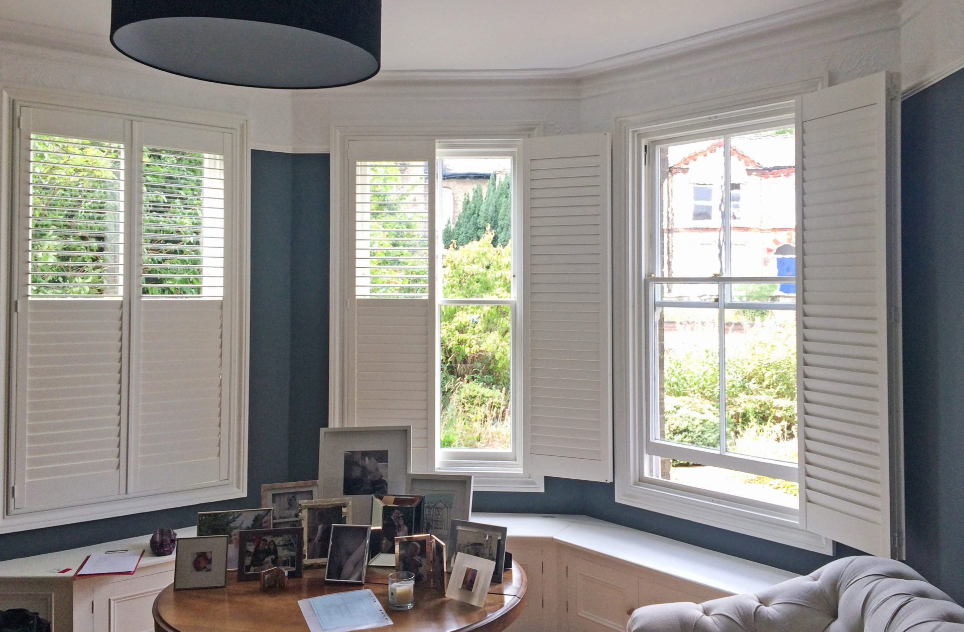 Shuttercraft Norwich Bay Window Shutters Separate Frames