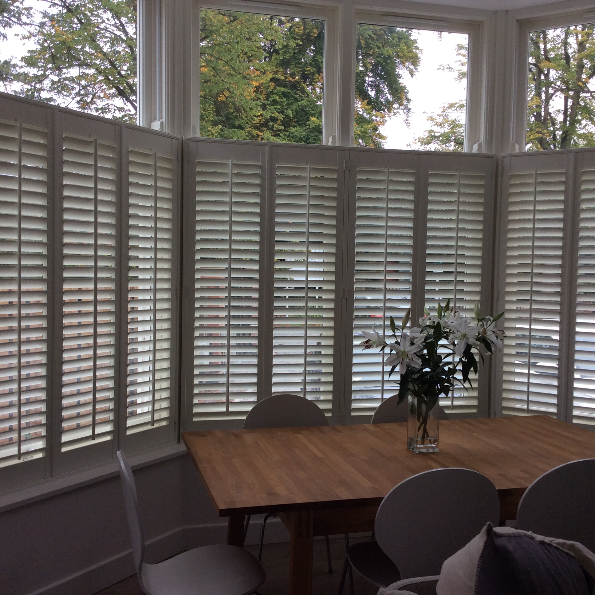 Shuttercraft Northants bay window cafe style shutters
