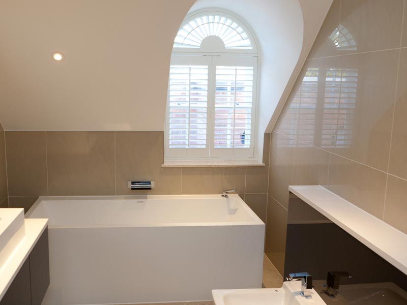 Shuttercraft Northants 2014 Arched bathroom shutters