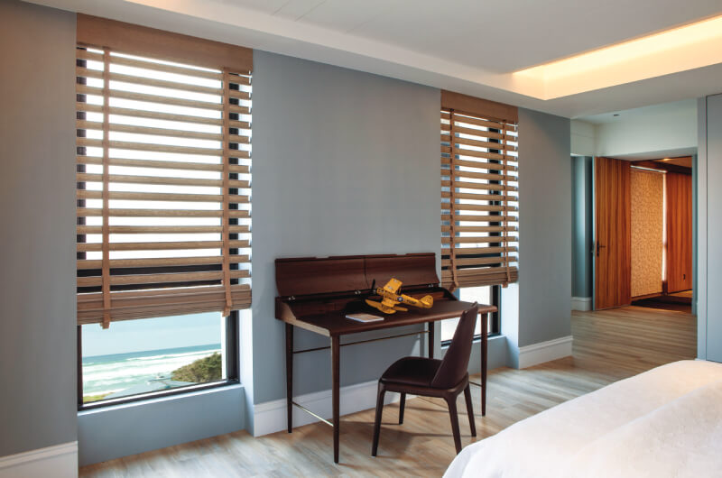 Lioni Fabric Blind Open