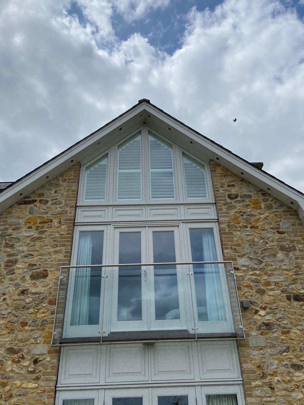 Shuttercraft Somerset Fiji gable with Powermotion in Taunton, Somerset (1)