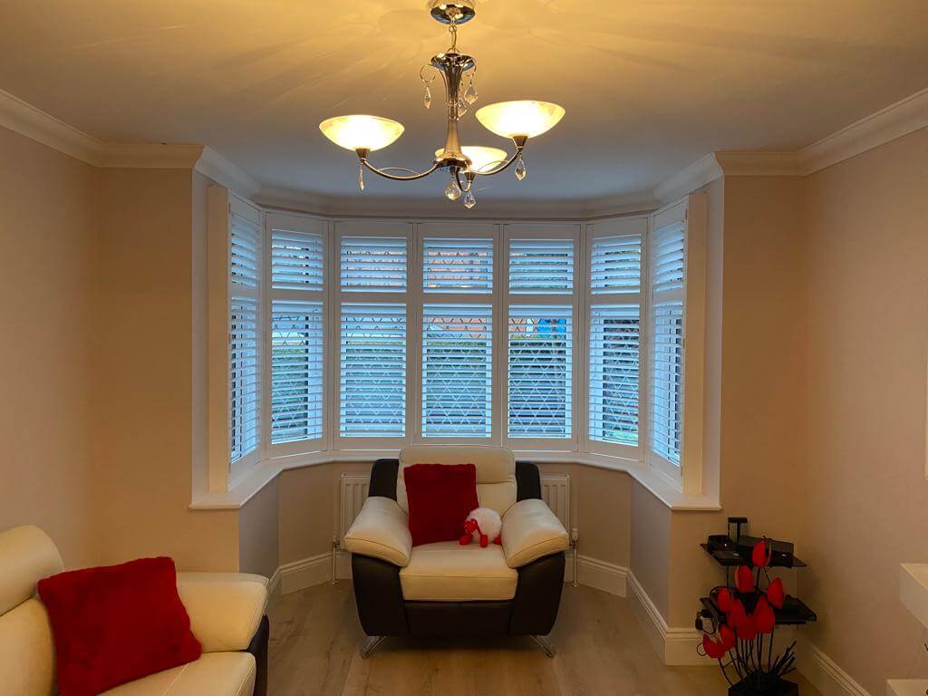 Aylesbury Living Room Shutters Bay Window