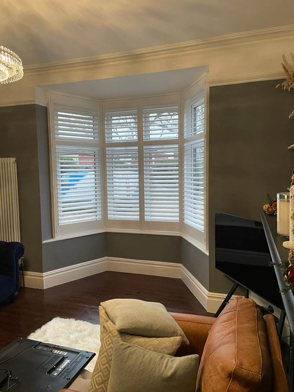 Bay Window Lincoln Shutters Interior