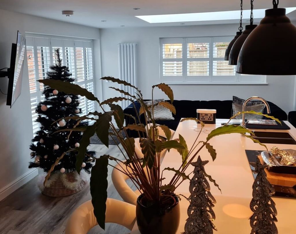 Sheffield Dining Room Window Shutters
