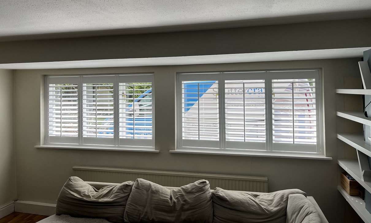 Full Height shutters in Henley home lounge