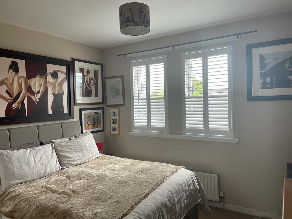 Bedroom Window Shutters in Glasgow Area
