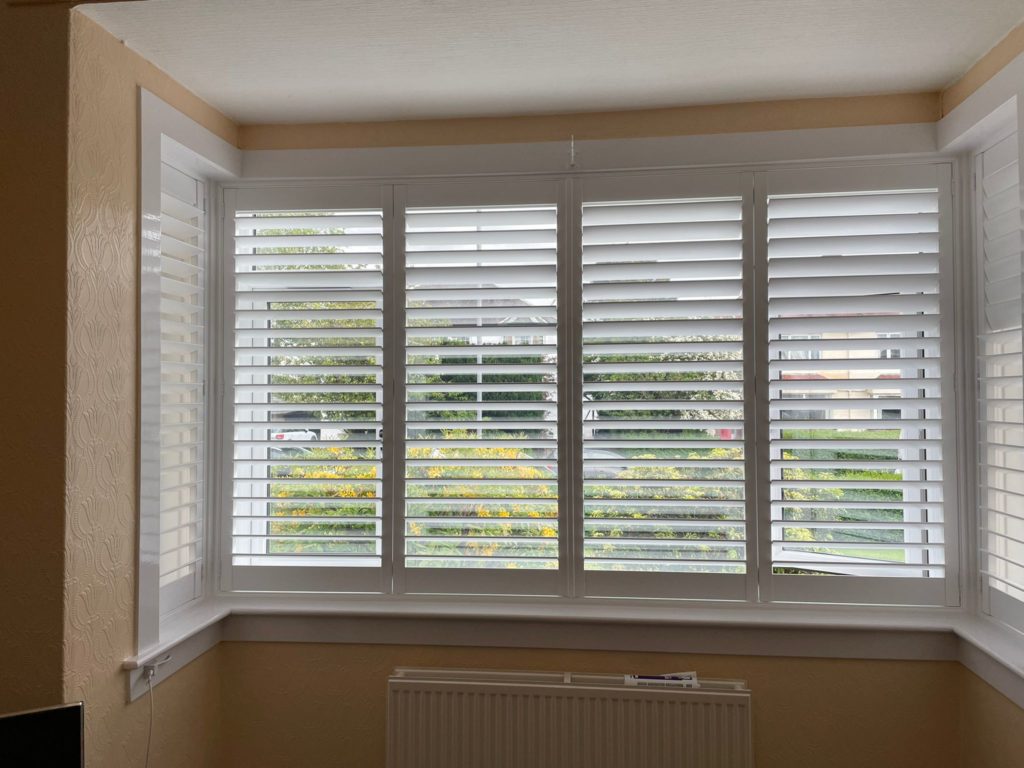 Square Bay Window Shutters near Glasgow Central