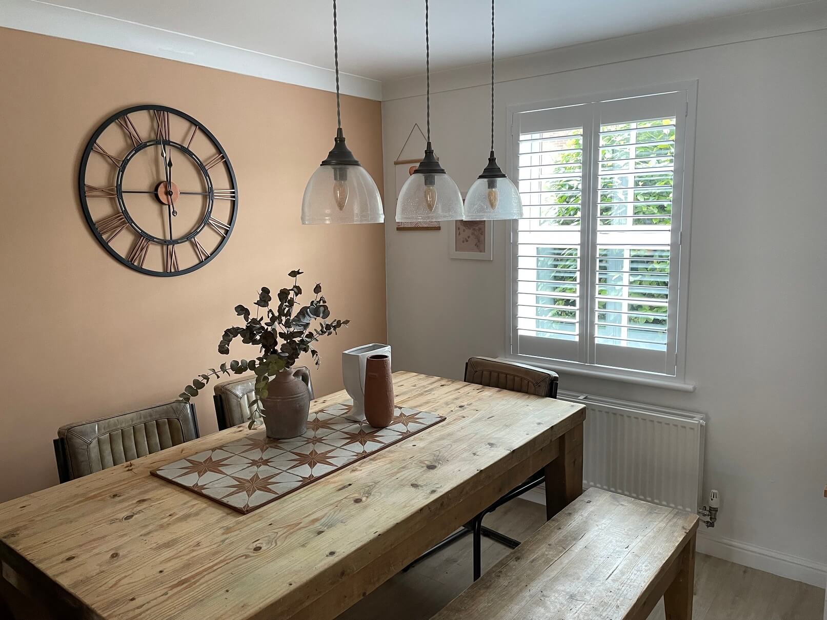 Kitchen Window White Shutters from Shuttercraft Doncaster