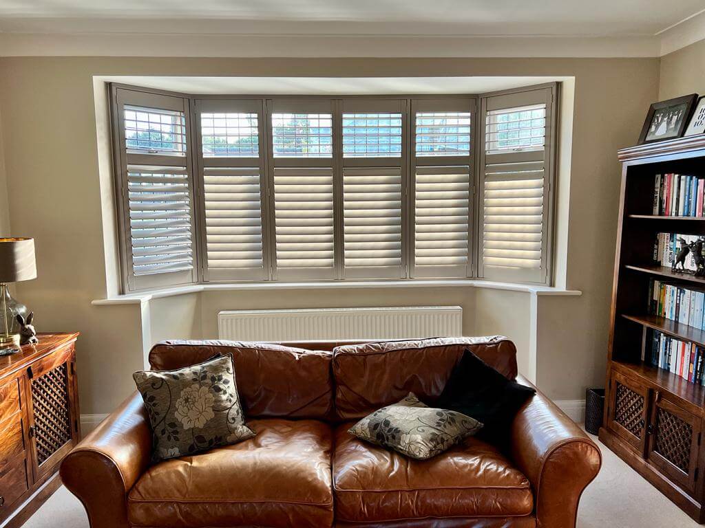 Sheffield Shutters Bay Window Living Room Sea Mist