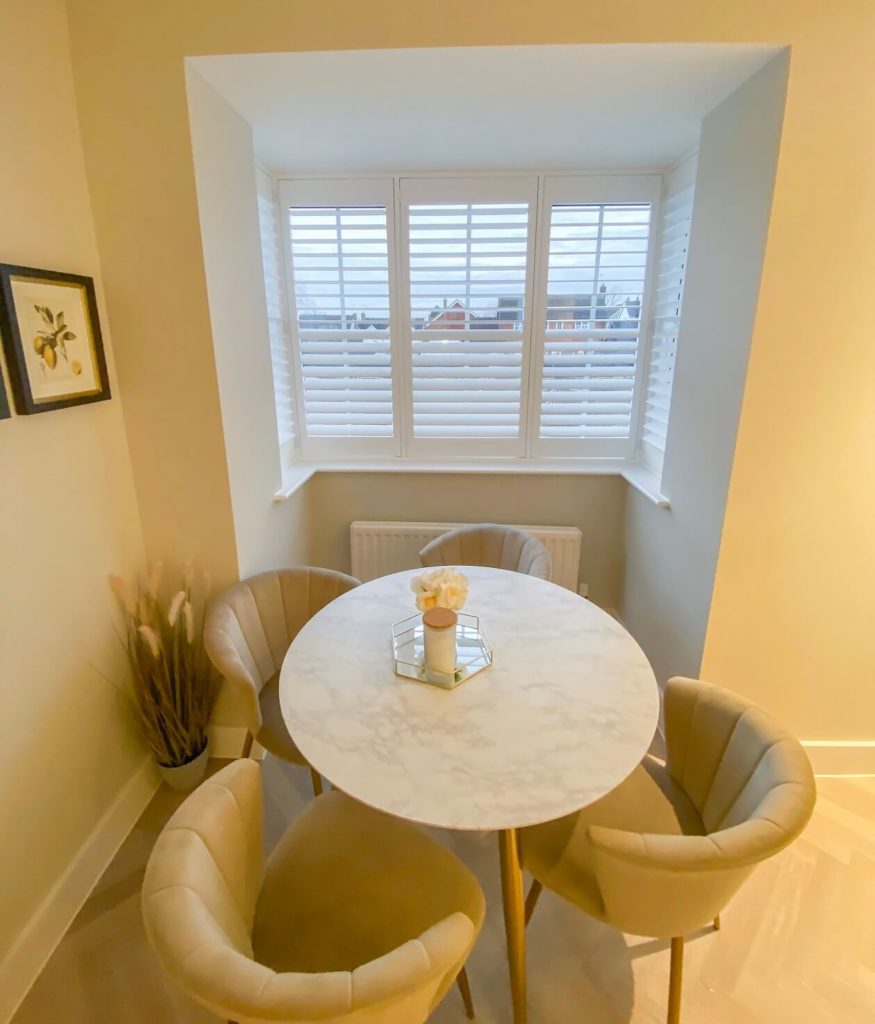 Shuttercraft Cambridge-shutters Square Bay Pure White