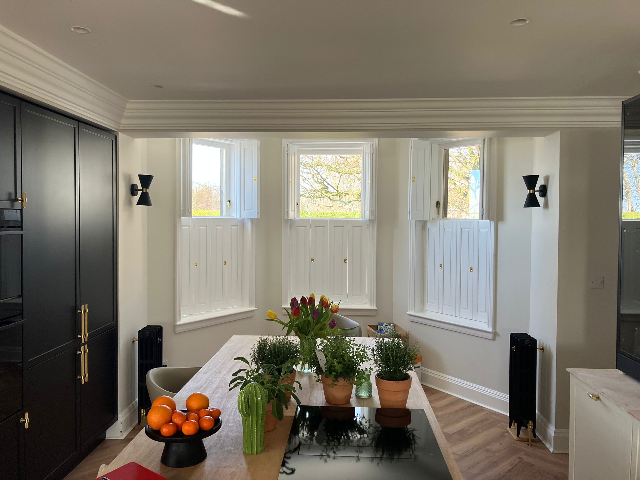 Shuttercraft Harrogate Solid Panel Tier on Tier Shutters