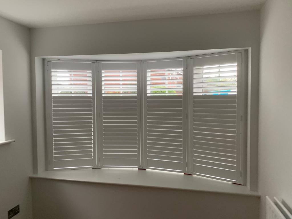 Shuttercraft Lichfield Barton Under Needwood bay window shutters