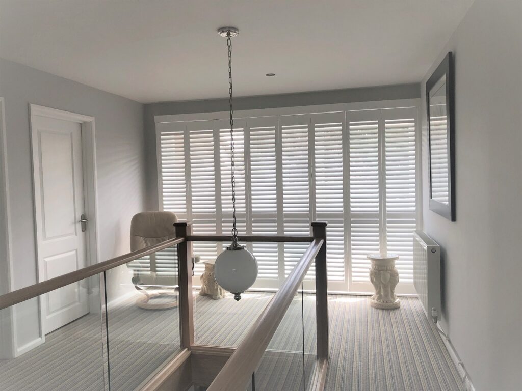 White Track Shutters from Shuttercraft Norwich