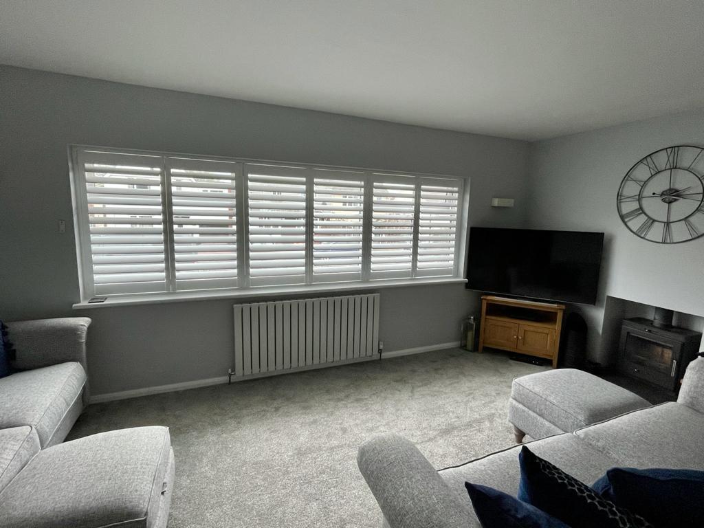 Shuttercraft Sheffield Living Room Full height shutters
