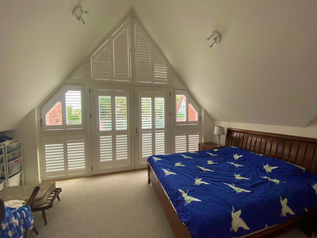 Shuttercraft St Albans Angled Plantation Shutters Hertfordshire