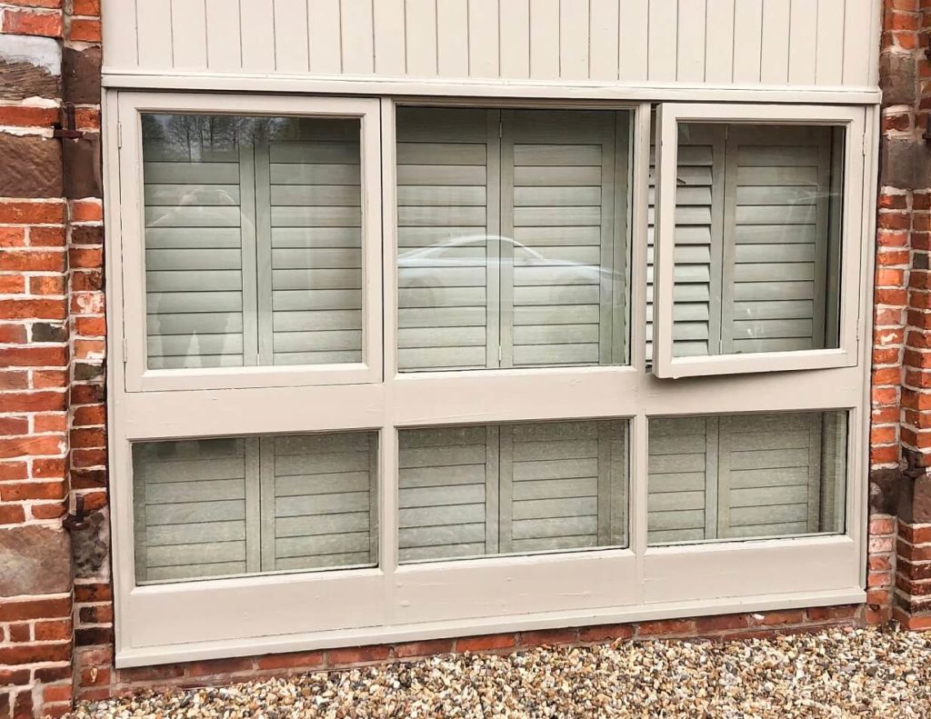 Shuttercraft Stafford Track Shutters Exterior View