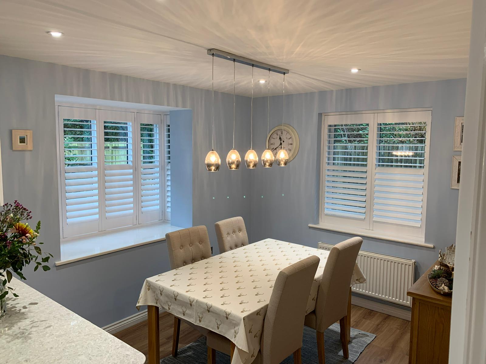 Full Height White Window Shutters Winchester