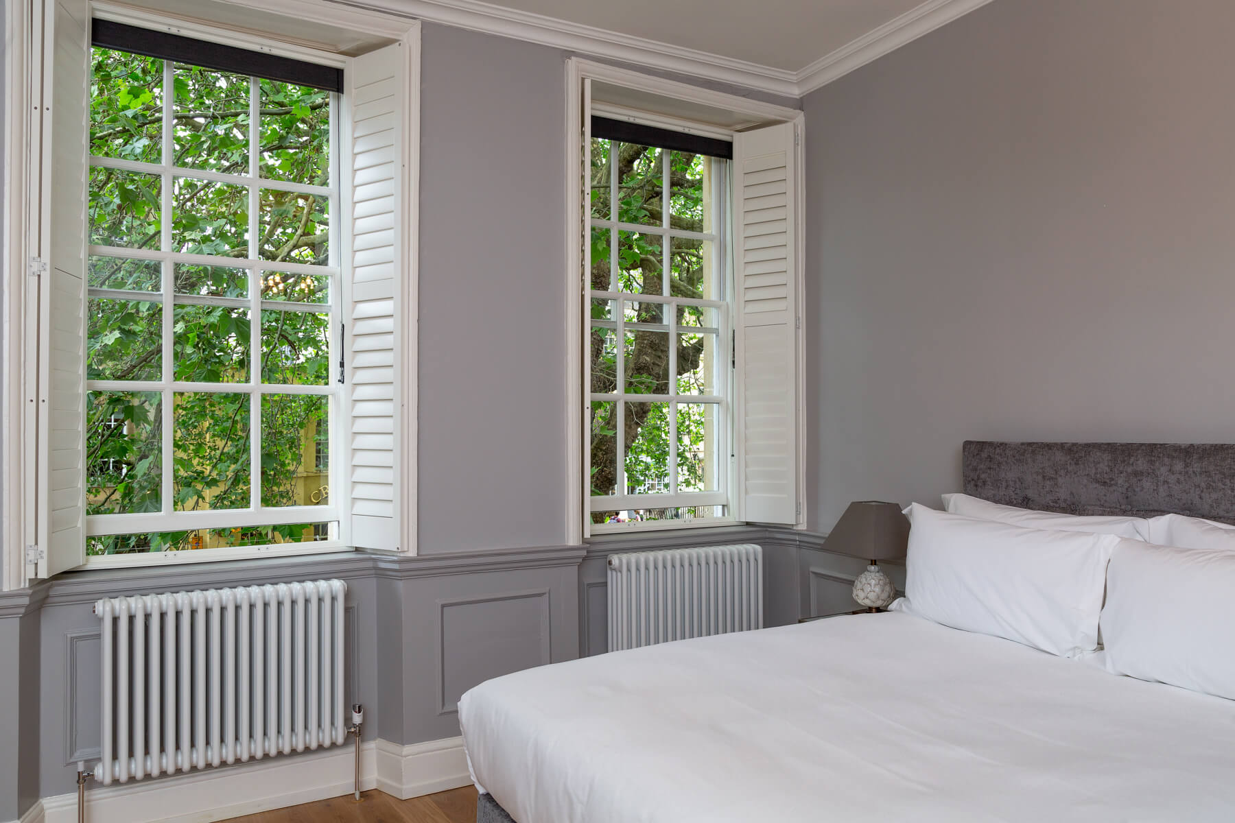Somerset Bath Shutters Full Height Eight Hotel Bedroom