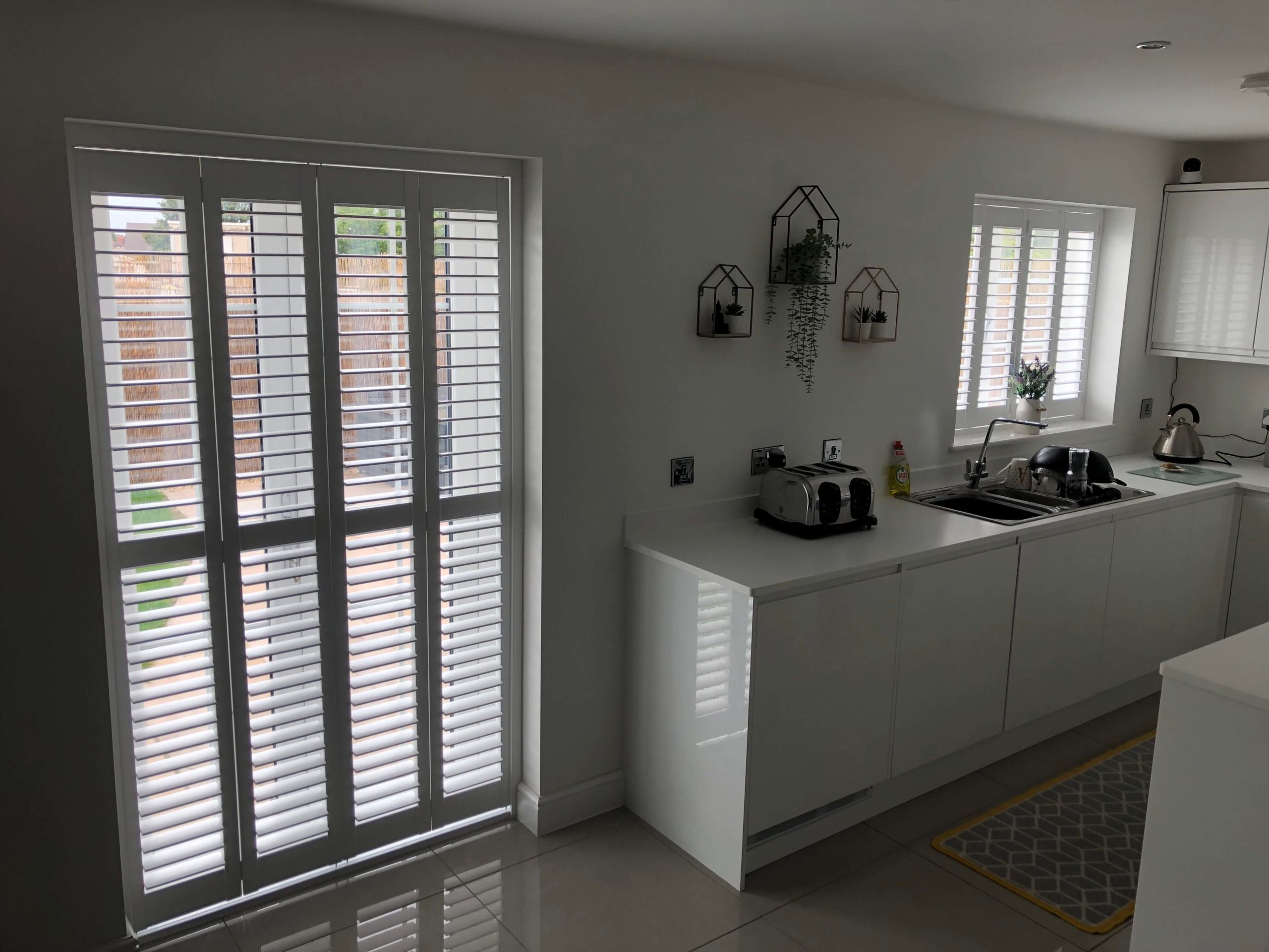 Stafford Kitchen Shutters Track Full Height