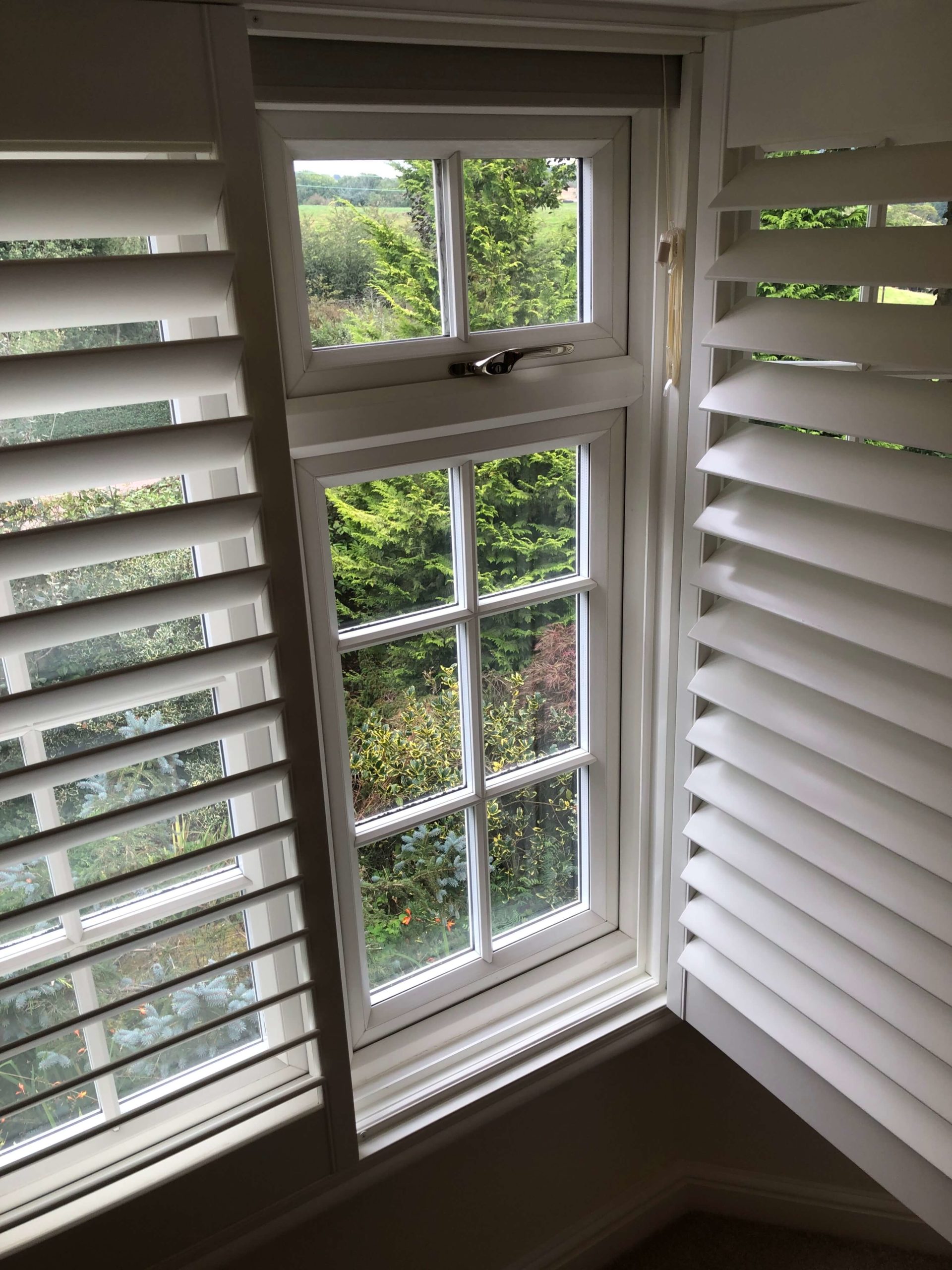 Stafford full height shutters pure white