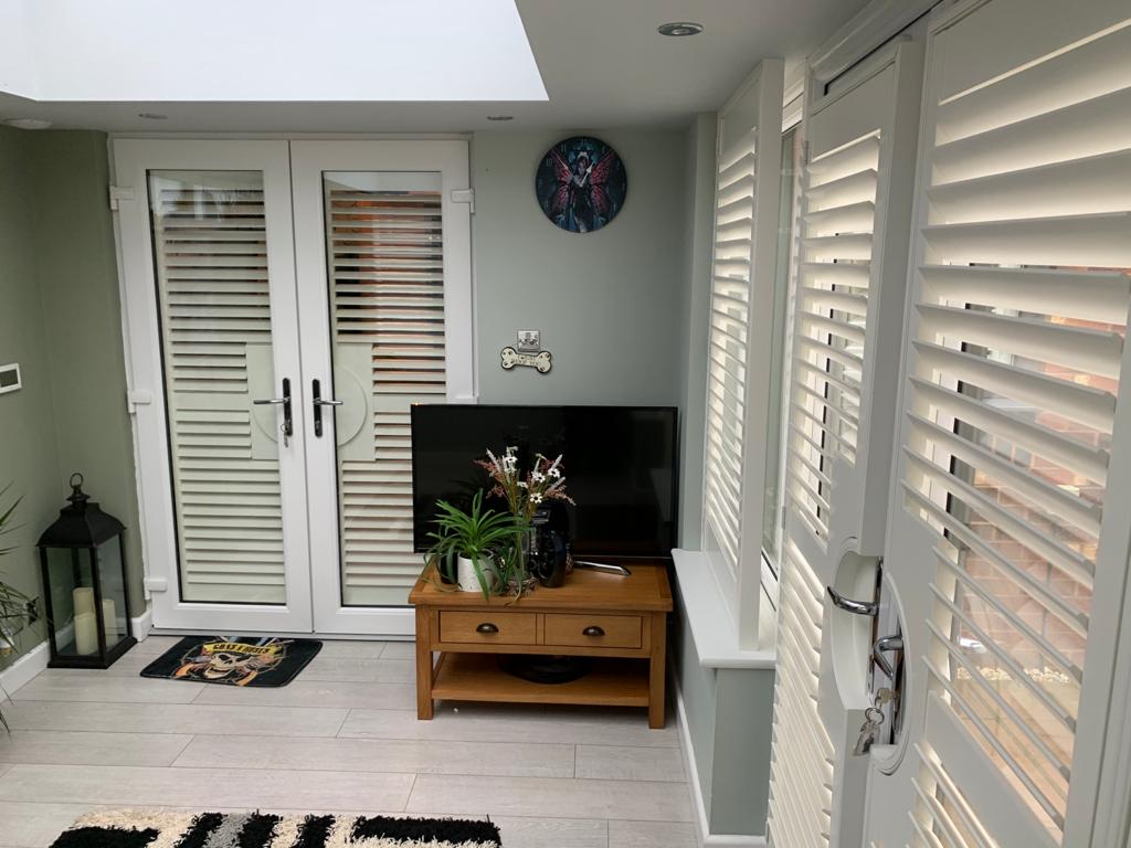 Telford area shutters french doors