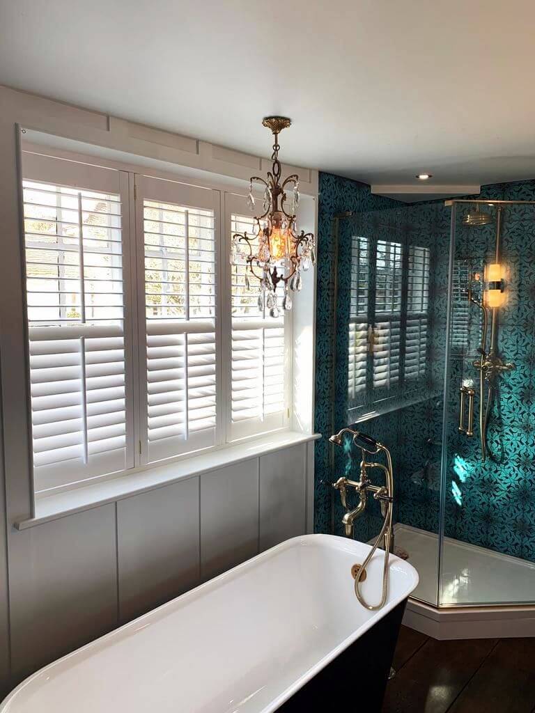 bathroom shutters full height