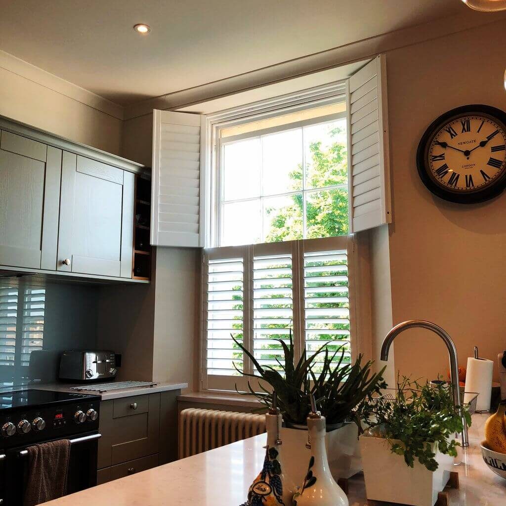 tier on tier kitchen shutters