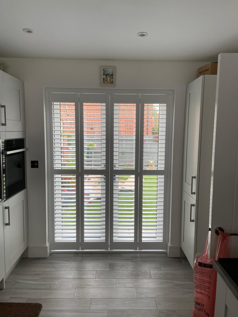 Lincoln kitchen patio door shutters