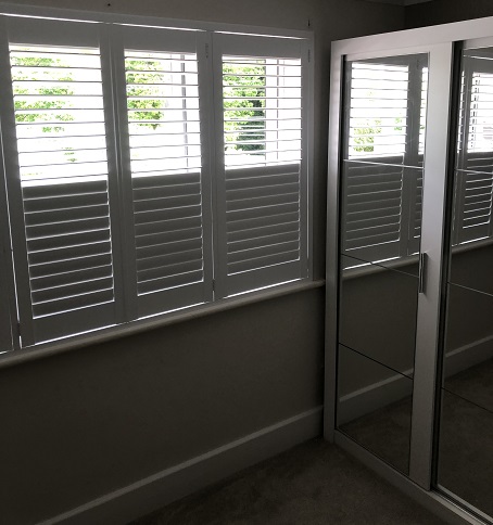 Shuttercraft Stafford Full Height White Bedroom Internal Shutters