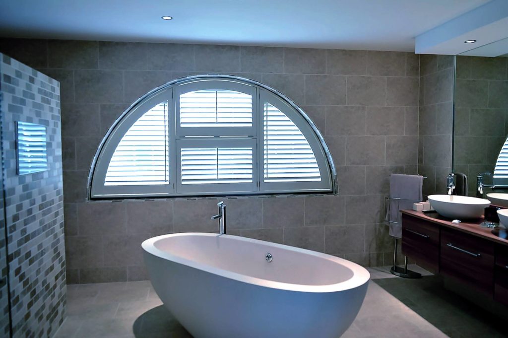 arch shaped window shutters