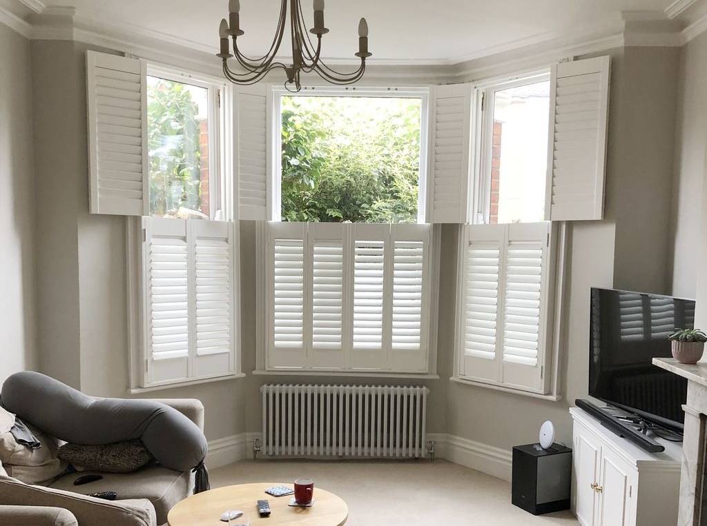Bay window shutters are a stylish and functional