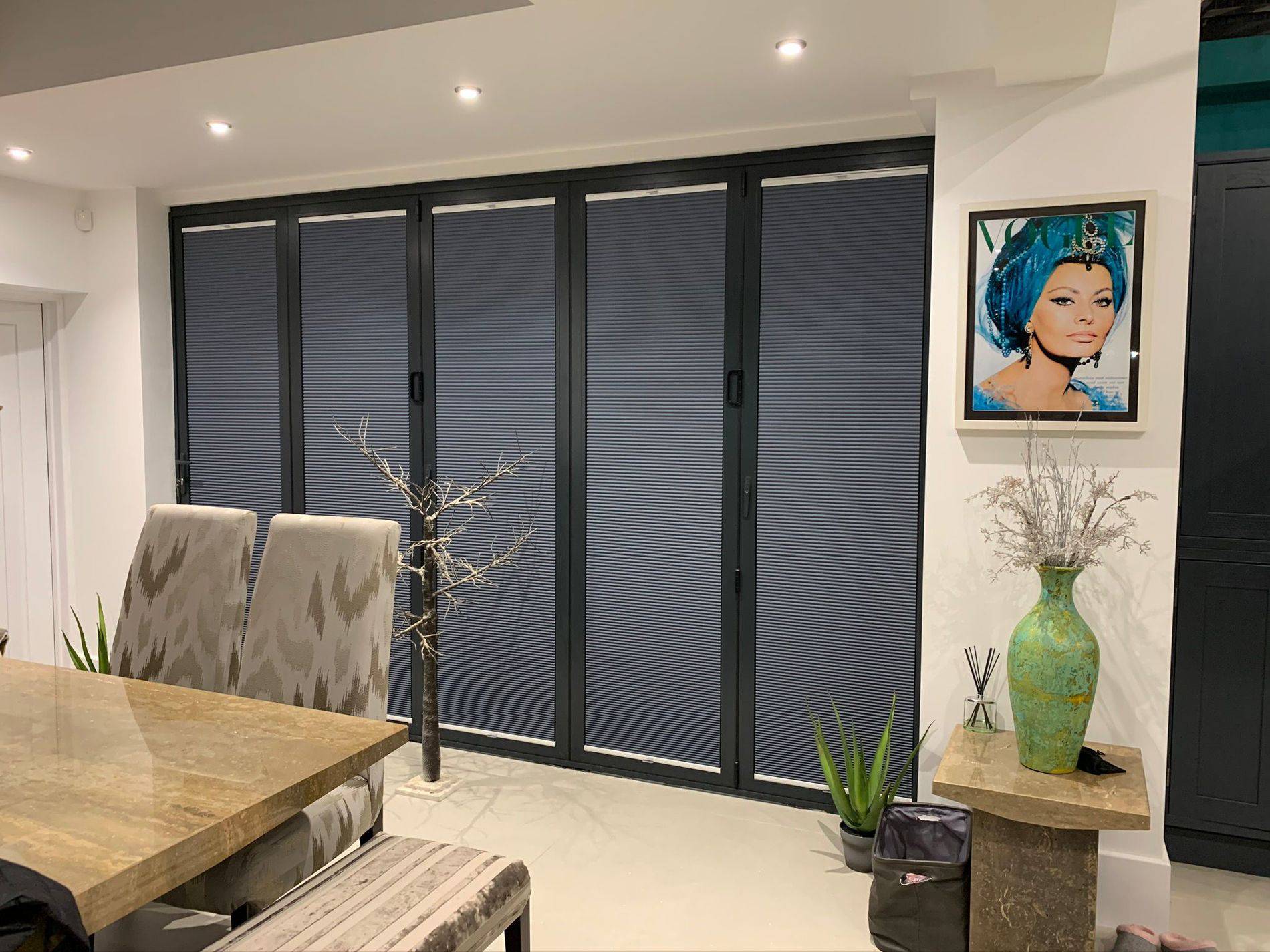pleated honeycomb blinds