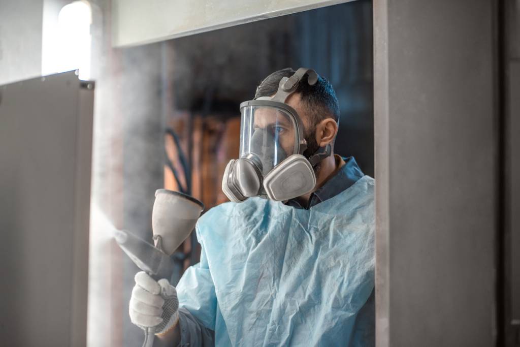 dry finishing process
