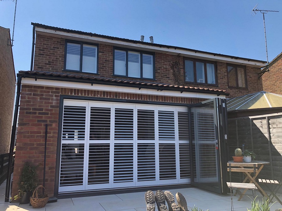 Track Shutters for Hertfordshire Home