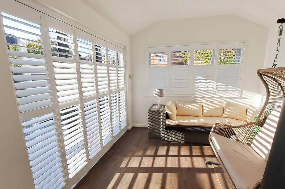 window shutters with light control