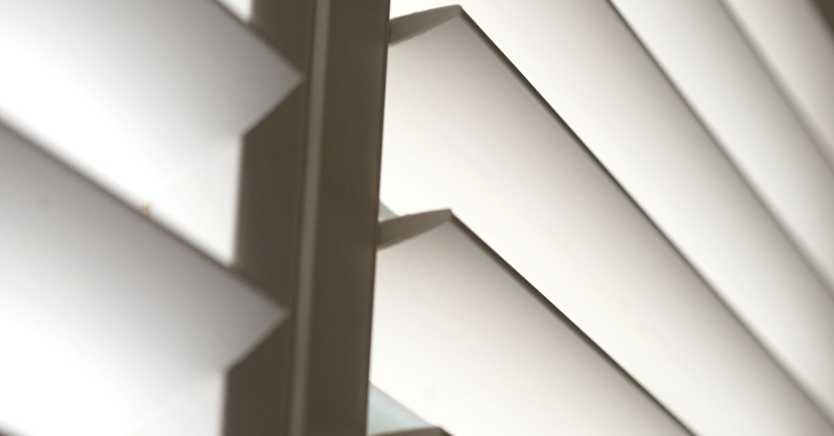Image of shutters up close.