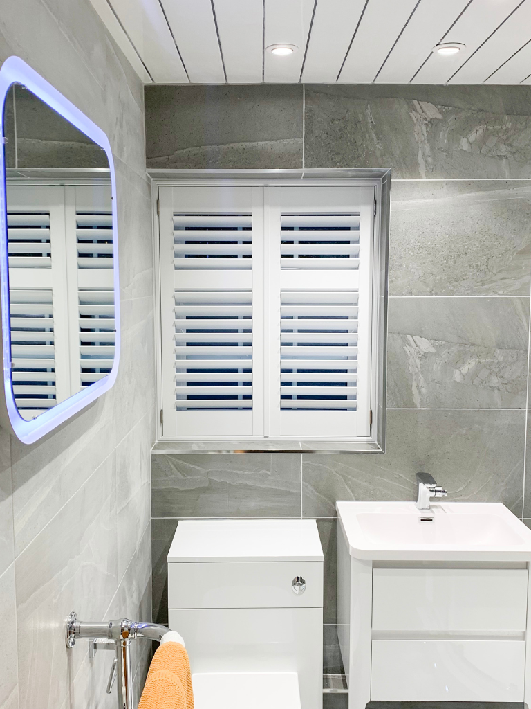 Full Height Bathroom Shutters