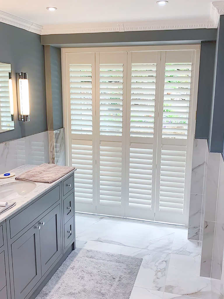 Full Height Bathroom Shutters